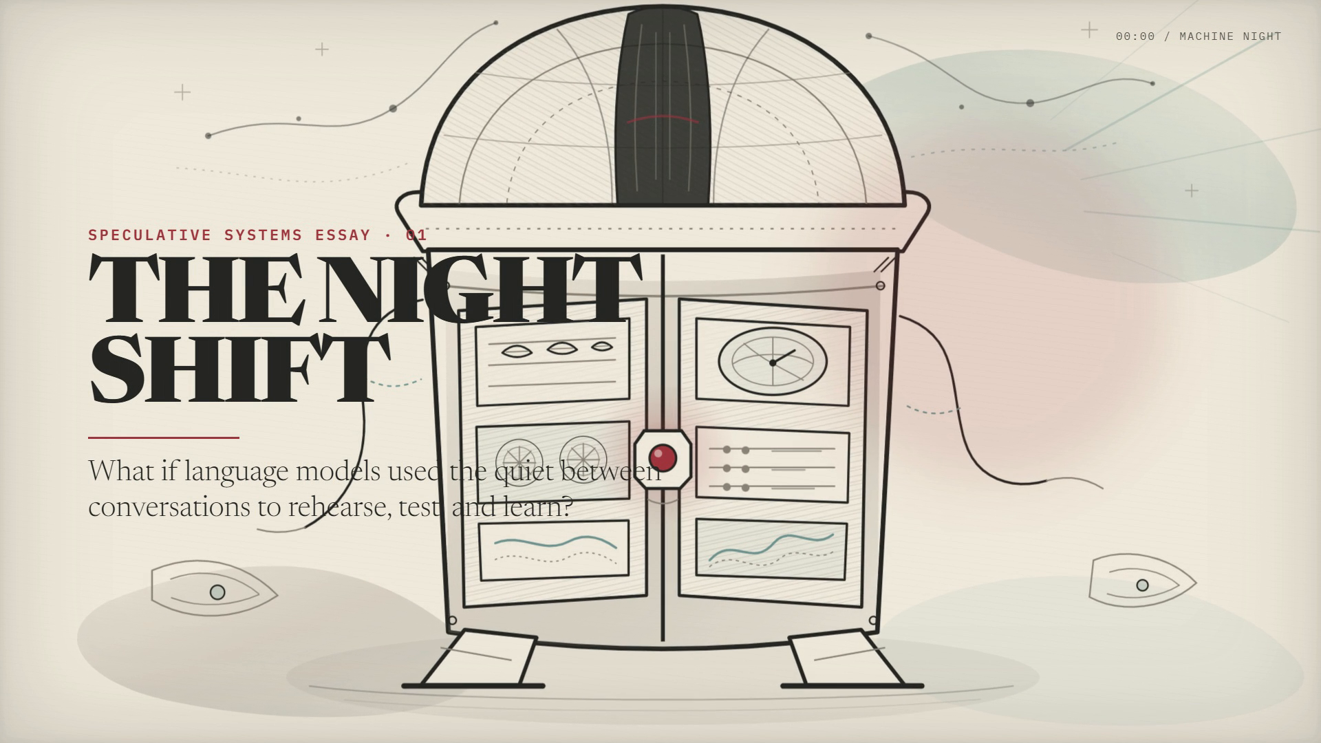 The Night Shift: What If LLMs Dreamed?